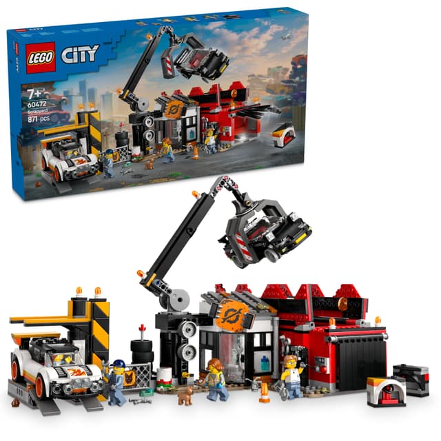 LEGO City Skrotupplag med bilar 60472