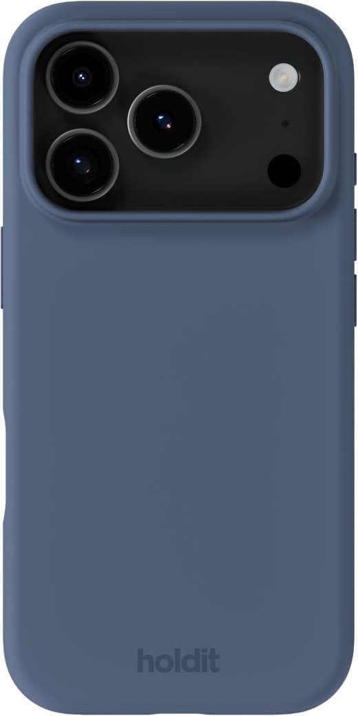 HOLDIT iPhone 17 Pro silikonfodral (stillahavsblå)