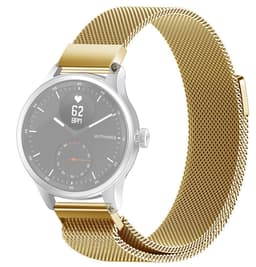 SKALO Milanese Loop til Withings ScanWatch 42mm - Guld