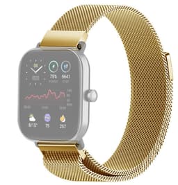 SKALO Milanese Loop to Amazfit Bip/Bip U/Bip U Pro/Bip S - Kulta