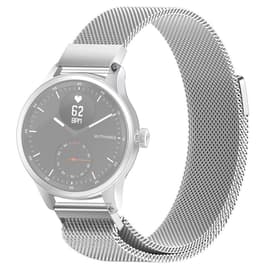 SKALO Milanese Loop til Withings ScanWatch 42mm - Sølv