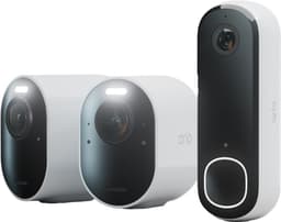 Arlo Pro 5S overvåkningskamera (2-pk) og Arlo 2K videodørklokke-pakke
