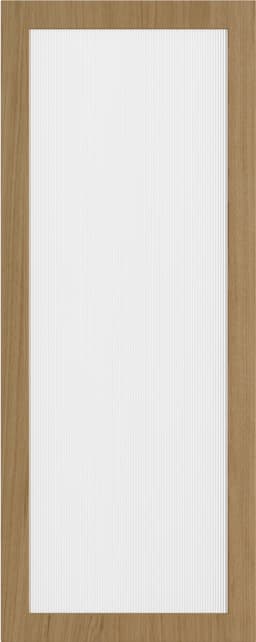 Epoq Edge Warm Oak uurrettu lasiovi 50x125