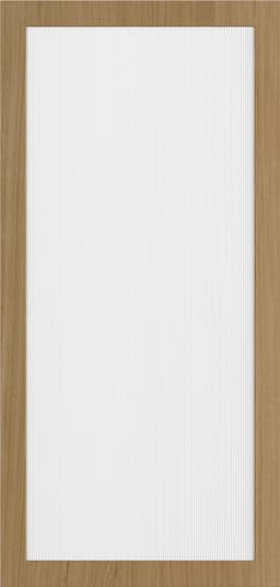 Epoq Edge Lämmin Warm Oak uurrettu lasiovi 60x125
