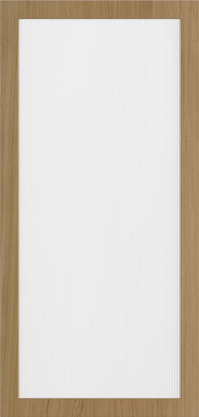 Epoq Edge Warm Oak spröjsad glasdörr 60x125