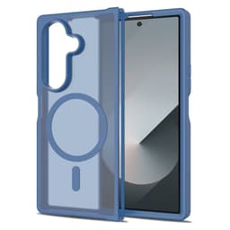 SKALO Samsung Z Fold7 Skin-touch Hybrid Suojakuori - Sininen