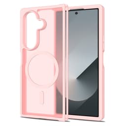 SKALO Samsung Z Fold7 Skin-touch Hybrid Skal - Rosa