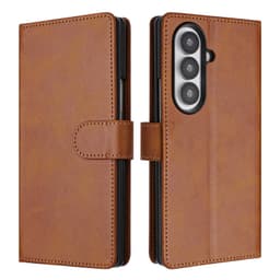 SKALO Samsung Z Fold7 PU-Läder Plånboksfodral - Brun