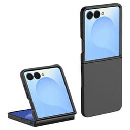 SKALO Samsung Z Flip7 Skin-Touch Suojakuori - Musta