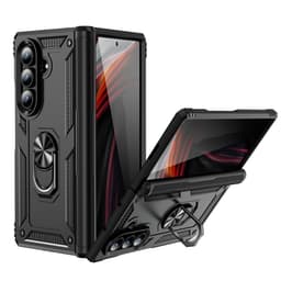SKALO Samsung Z Fold7 Armor Metallirengas Suojakuori - Musta