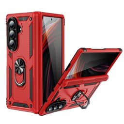 SKALO Samsung Z Fold7 Armor Metallirengas Suojakuori - Punainen