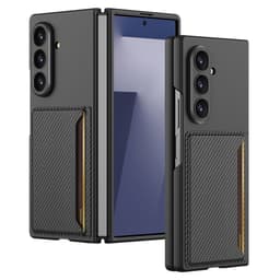 SKALO Samsung Z Fold7 GKK Korttitasku Suojakuori - Musta