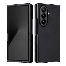 SKALO Samsung Z Fold7 PU-Læder Litchi Cover - Sort