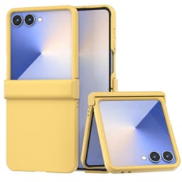 SKALO Samsung Z Flip7 ABEEL Slim Suojakuori - Keltainen