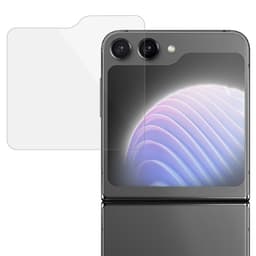 SKALO Samsung Z Flip7 FE Ydre Skærmbeskytter Hærdet Glas - Gennemsigtig