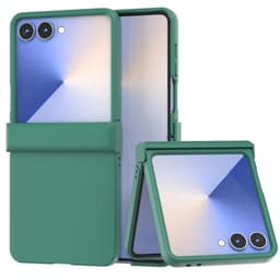 SKALO Samsung Z Flip7 ABEEL Slim Suojakuori - Tummanvihreä