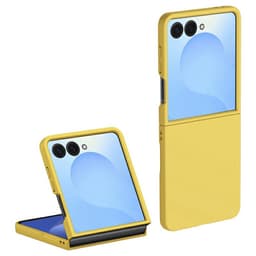 SKALO Samsung Z Flip7 Skin-Touch Suojakuori - Keltainen