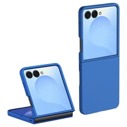 SKALO Samsung Z Flip7 Skin-Touch Suojakuori - Tummansininen
