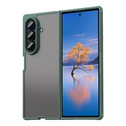SKALO Samsung Z Fold7 Color Bumper Frosted Cover - Grøn