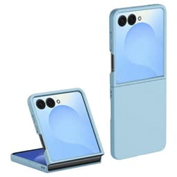 SKALO Samsung Z Flip7 Skin-Touch Suojakuori - Vaaleansininen