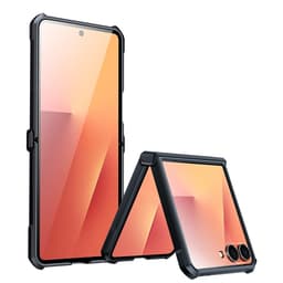 XUNDD Samsung Z Flip7 Hybridi Suojakuori näytönsuojalla - Musta