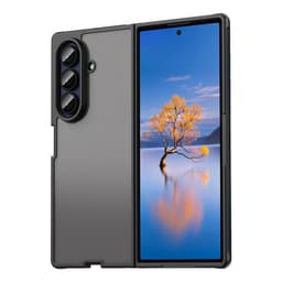 SKALO Samsung Z Fold7 Color Bumper Frosted Suojakuori - Musta