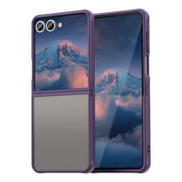 SKALO Samsung Z Flip7 Color Bumper Frosted Cover - Lilla
