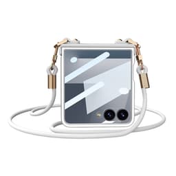 SKALO Samsung Z Flip7 GKK Axelrem Skal - Silver