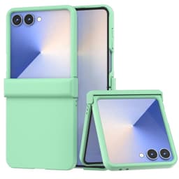 SKALO Samsung Z Flip7 ABEEL Slim Suojakuori - Vaaleanvihreä