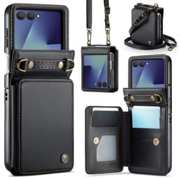 CaseMe Samsung Z Flip7 C22 Series Skal+Plånbok - Svart