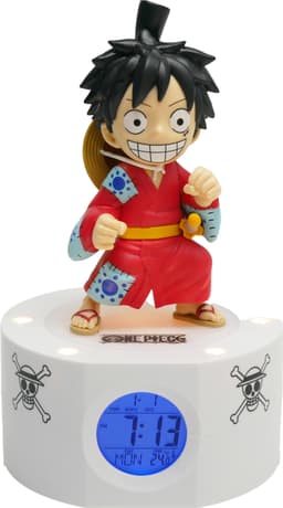 Teknofun Wano Kuni Luffy One Piece väckarklocka (flerfärgad)