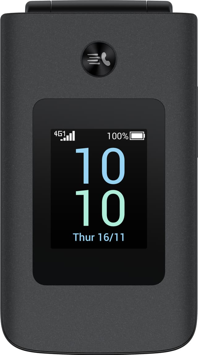 TCL Onetouch 4043 4G mobiltelefon (mørkegrå)