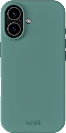 HOLDIT iPhone 17 silikondeksel (mosegrønn)