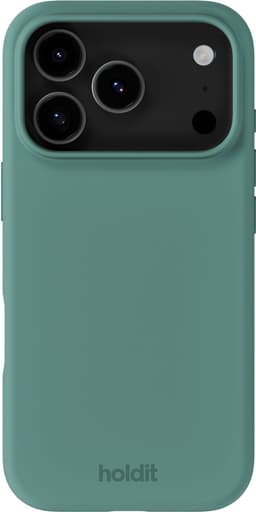 HOLDIT iPhone 17 Pro silikondeksel (mosegrønn)