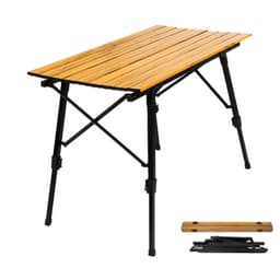 90x52cm Udendørs klapbord campingbord Roll Up Top