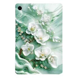 Til Samsung Galaxy Tab A11+ Etui Mønstertryk Slankt TPU Beskyttende Tablet Etui Jade