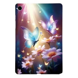 Til Samsung Galaxy Tab A11+ Etui Mønstertryk Slankt TPU Beskyttende Tablet Etui Butterfly