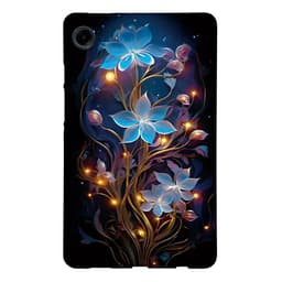 Til Samsung Galaxy Tab A11 / A9 Etui Mønstertryk Slankt TPU Beskyttende Tablet Etui Lantern