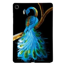 Til Samsung Galaxy Tab A11+ Etui Mønstertryk Slankt TPU Beskyttende Tablet Etui Peacock