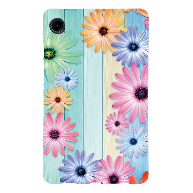För Samsung Galaxy Tab A11 / A9 Fodral Mönstertryck Slim TPU skal Sunflower