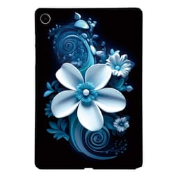 Til Samsung Galaxy Tab A11+ Etui Mønstertryk Slankt TPU Beskyttende Tablet Etui Orchid