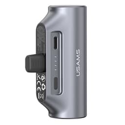 USAMS Mini Powerbank 3000mAh USB-C Bærbar Oplader Nødoplader