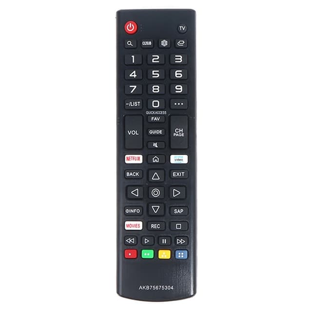 TV fjärrkontroll Ersättning för AKB75675304 För LG TV