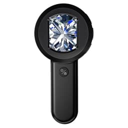 2-tommers IPS HD Photo & Record med denne forstørrelsesglasset. LED-lys