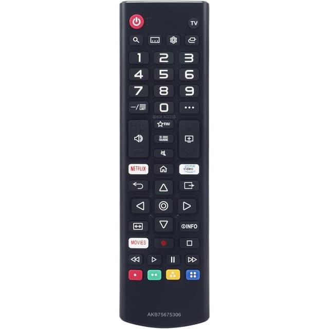 TV fjärrkontroll Ersättning för AKB75675306 För LG TV