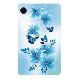 Til Samsung Galaxy Tab A11 / A9 Etui Mønstertryk Slankt TPU Beskyttende Tablet Etui Butterfly