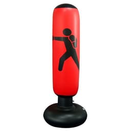 Pelare Boxning Stående 160 cm Uppblåsbar Boxningspåse Boxsäck Fitness träning