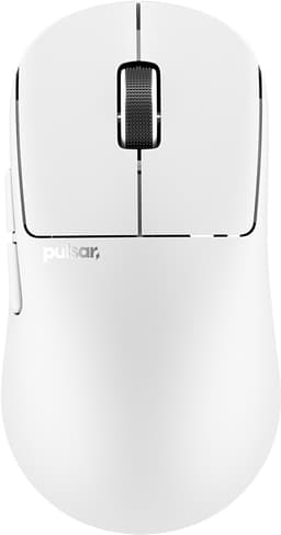 Pulsar Crazylight trådlös gamingmus (vit)