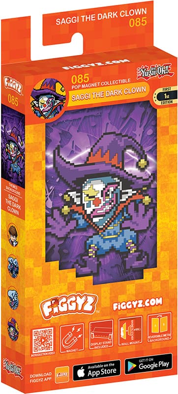 First 4 Figures pixelkonst magnetfigur (Saggi den mörka clownen)