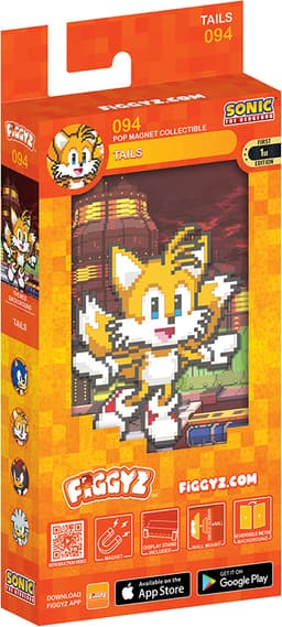 First 4 Figures pixel-art magnetisk actionfigur (Tails)